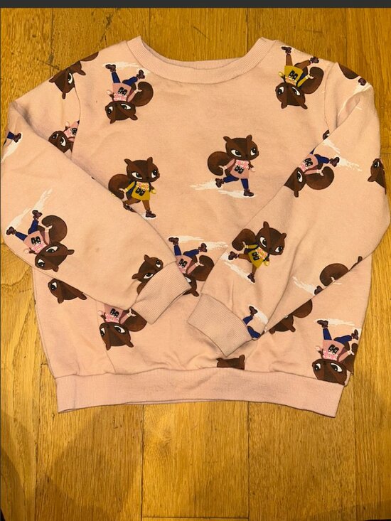 H&M Girls Sweatshirt with Squirrels - Picture 1 of 2